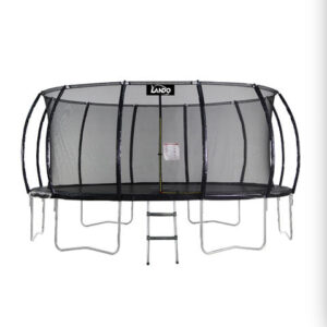 Pumpkin Round Kids Trampoline with Inner Enclosure